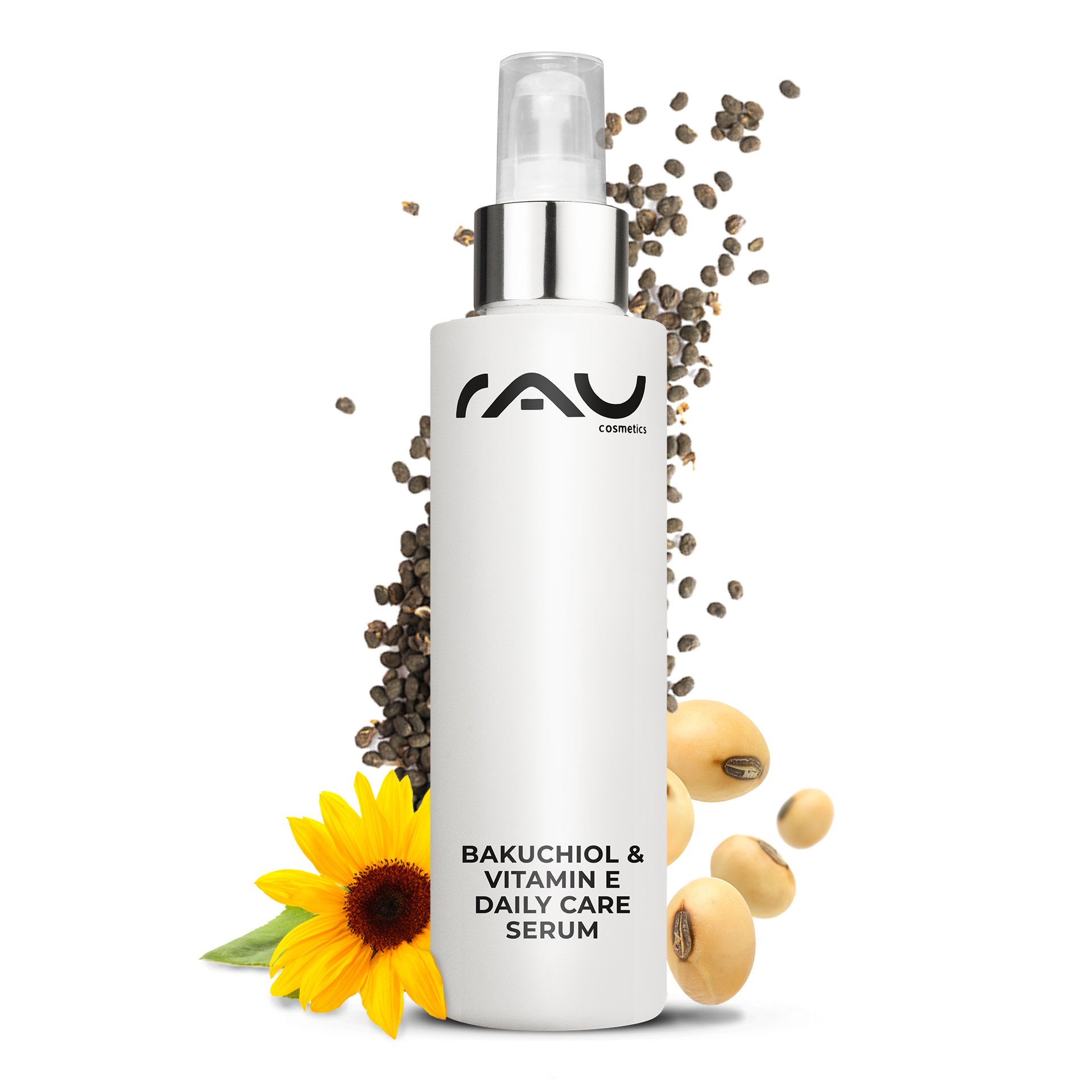 Siero di cura quotidiana al bakuchiolo e vitamina E 100 ml Anti-età Flasche, Kosmetik, Parfüm, Lotion