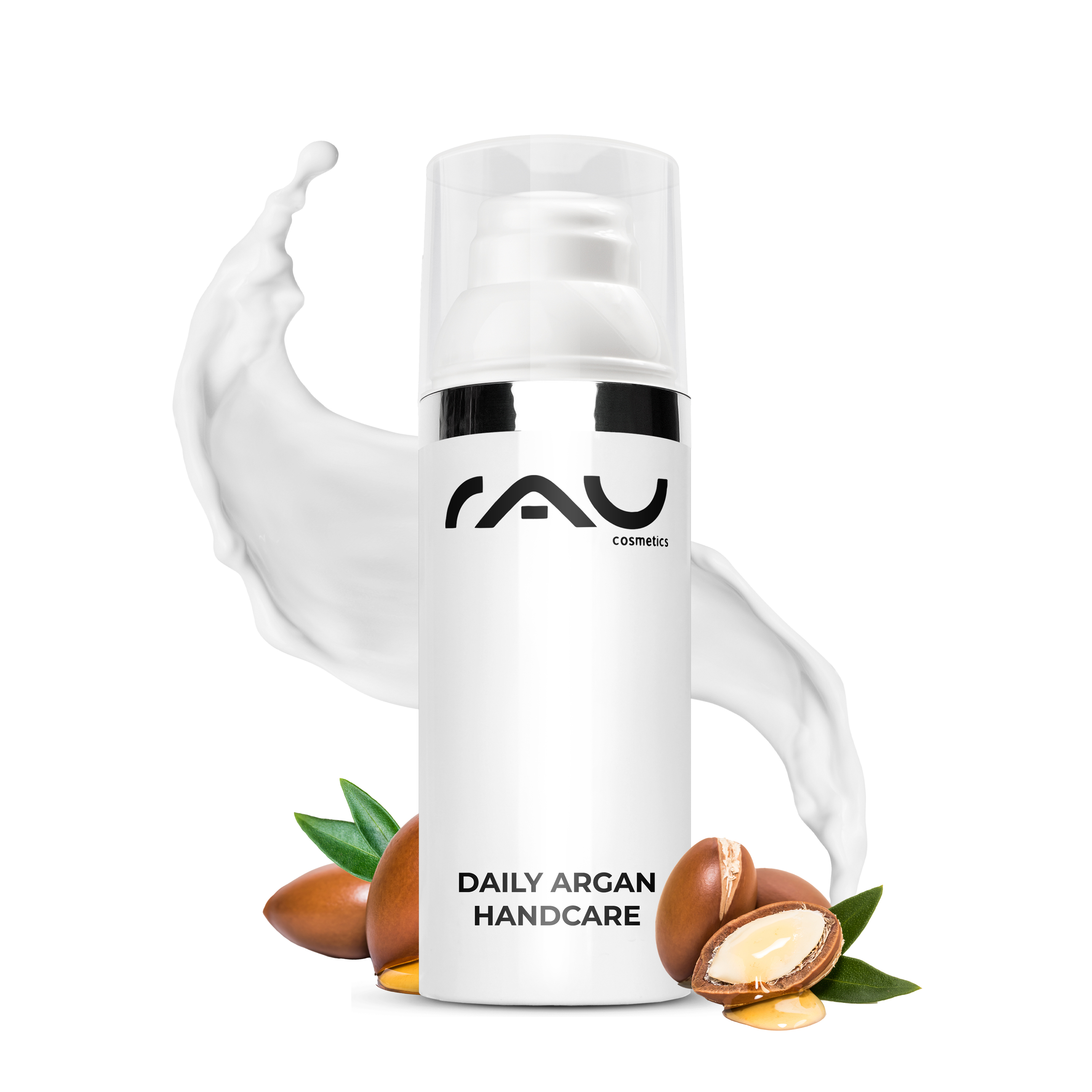 RAU Daily Argan Hand Care 50 ml - pflegende Handcreme für beanspruchte & trockene Hände Flasche