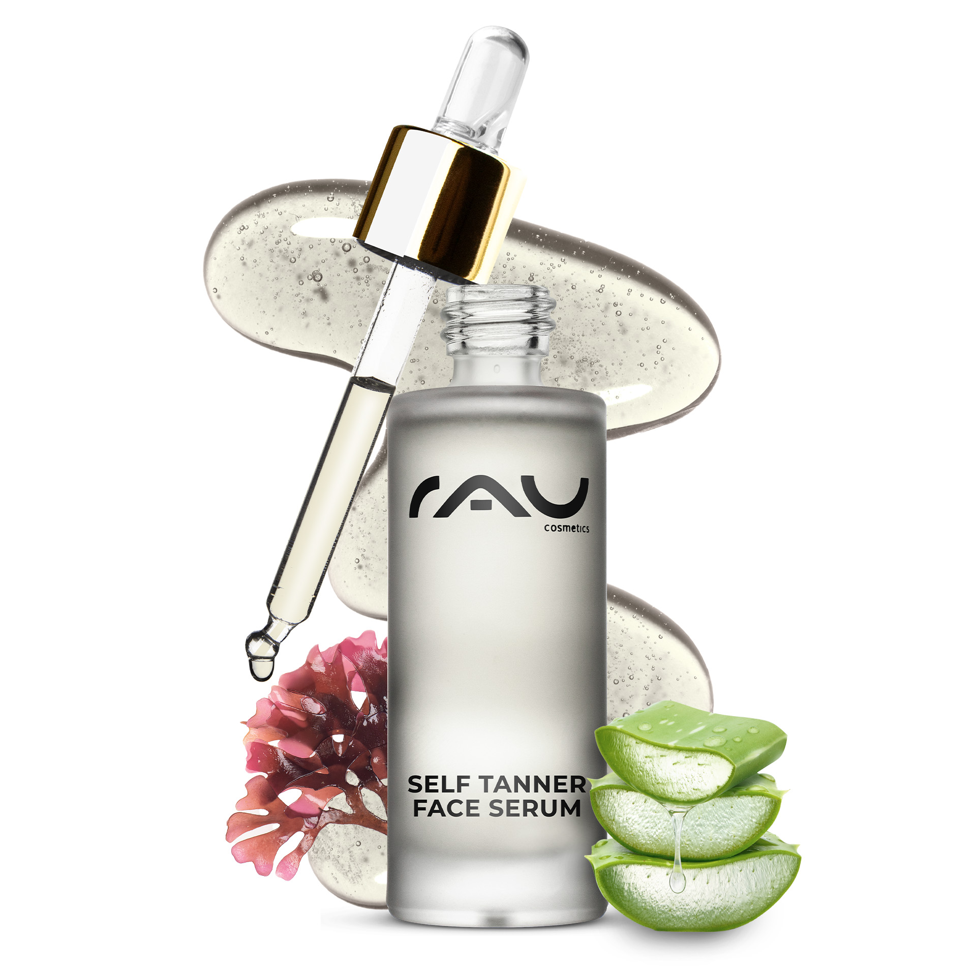 Siero autoabbronzante per il viso 30 ml Autoabbronzante naturale Flasche