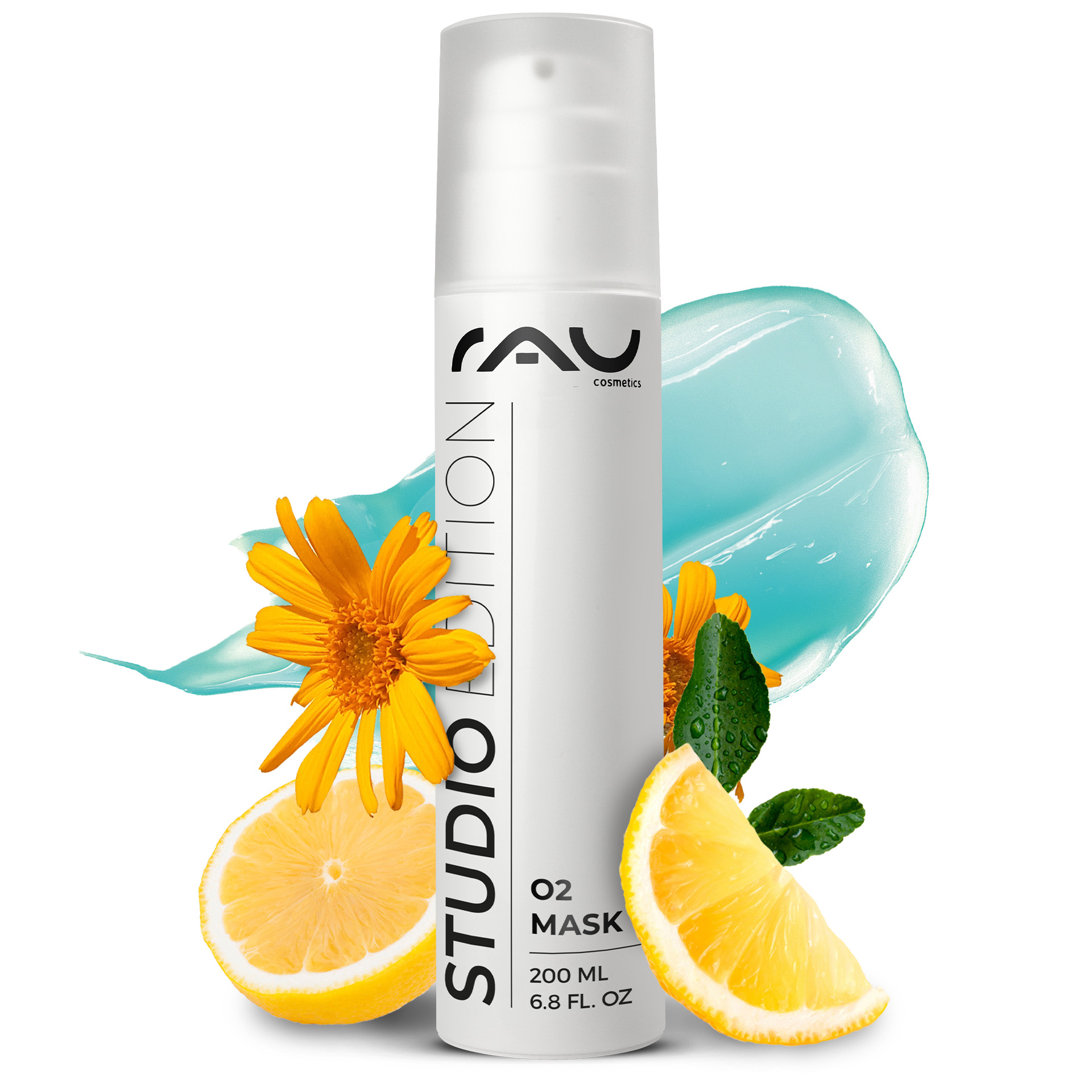 O2 Mask 200 ml maschera profumata con aloe vera e ginkgo Kräuterig, Pflanze, Zitrusfrüchte, Obst, Produzieren