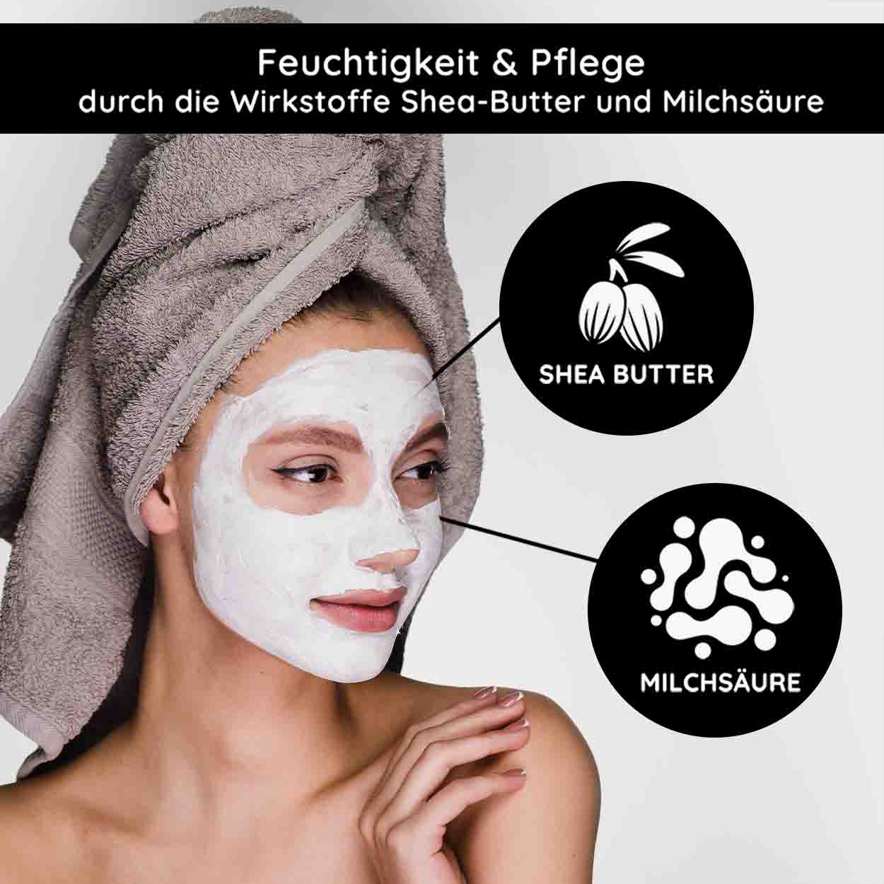 Maschera minerale 200 ml Maschera viso opacizzante