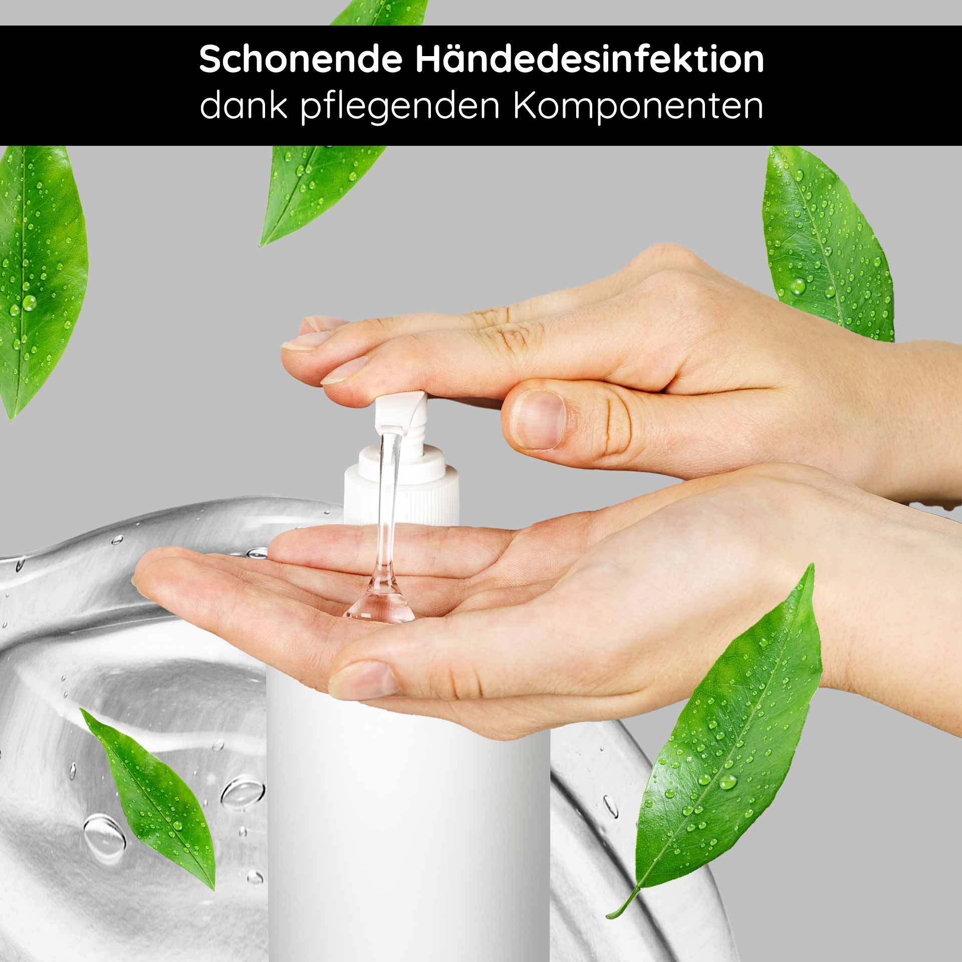 Gel detergente per la cura delle mani 500 ml Disinfezione e cura