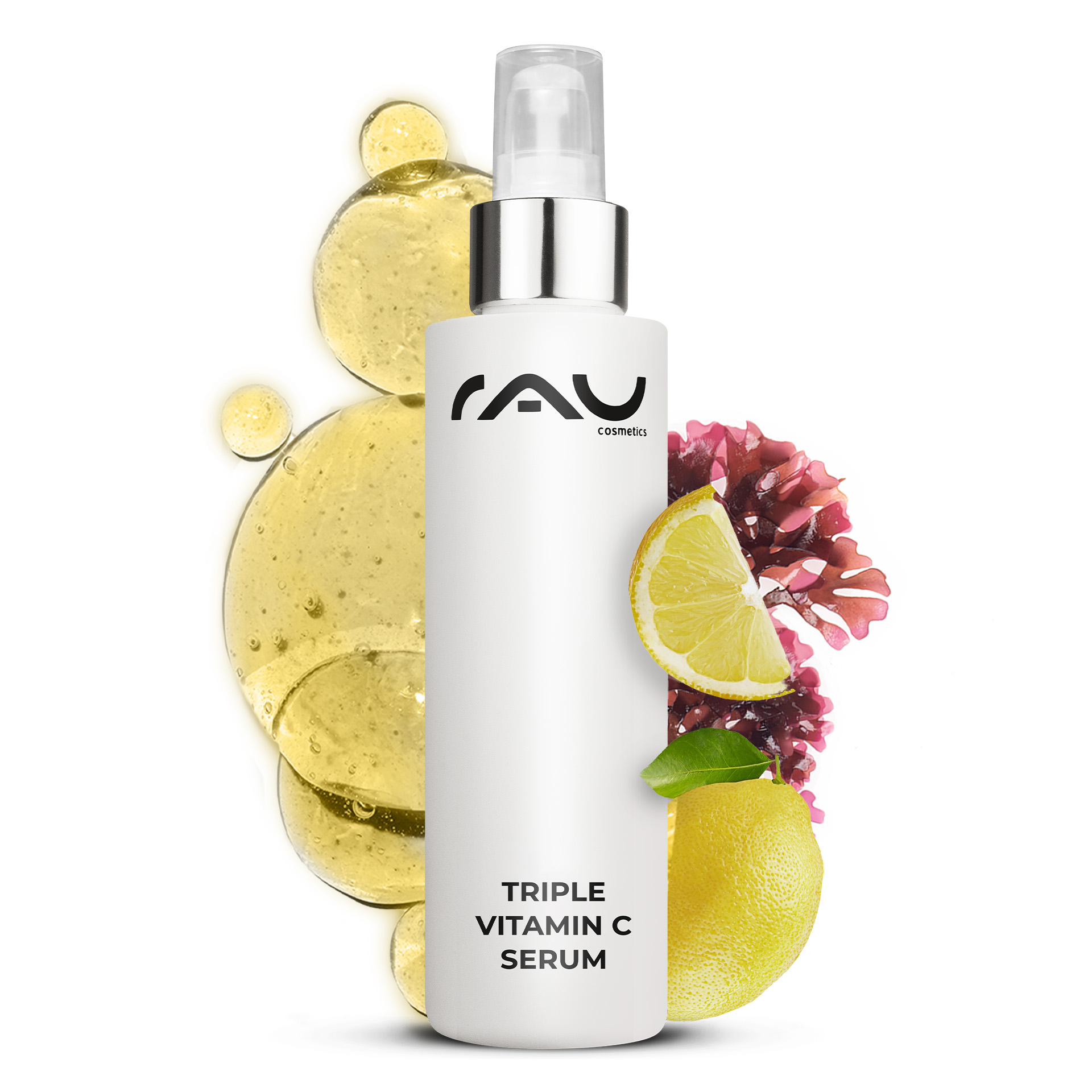 Siero triplo di vitamina C 100 ml con l'11% di acidi di vitamina C Flasche, Lotion, Zitrusfrucht, Obst, Parfüm